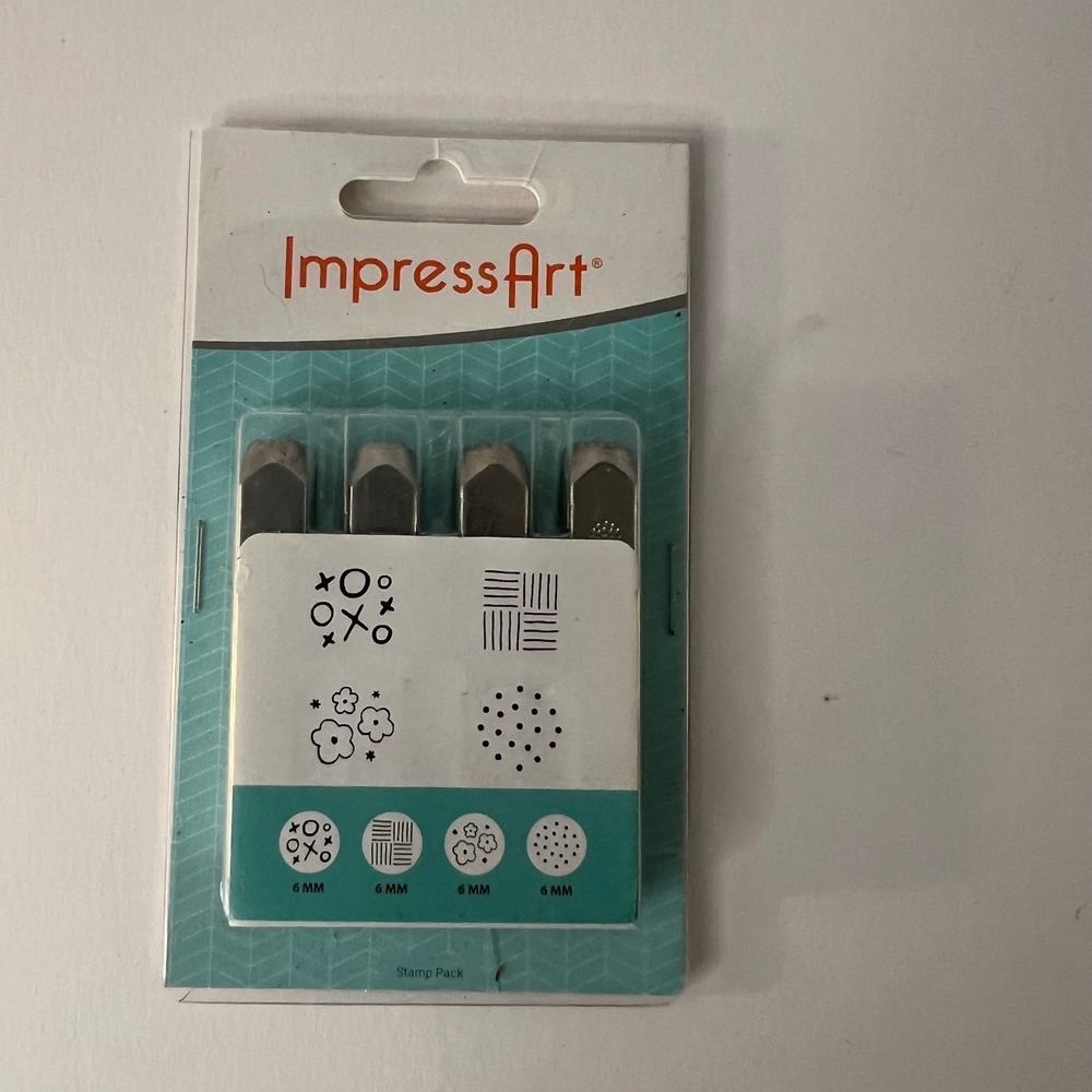 Impress Art Texture Series 1 design Stamp Set SC15k-AL-4PC‎ NIP